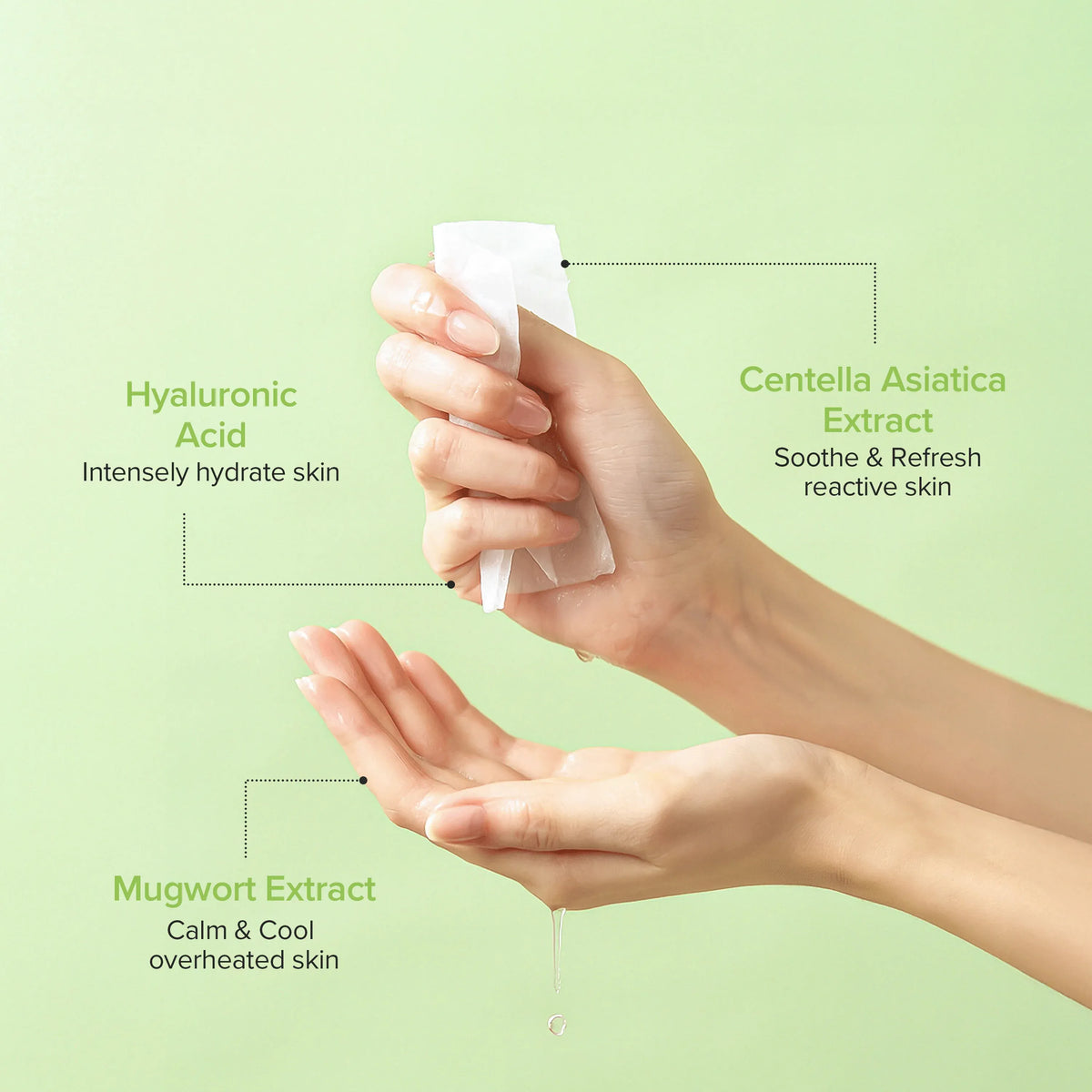 Centella Asiatica Calming Mask (10 Sheets) – image 4